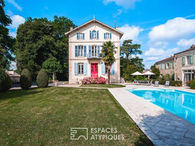Logis du XIXe dans la capitale du Marais poitevin