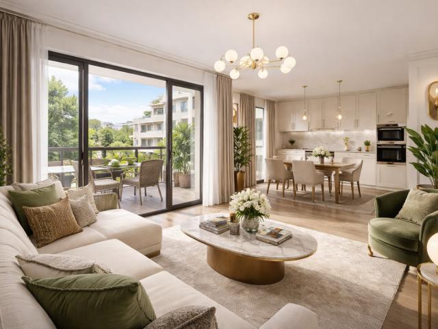 LOGNES – QUARTIER DU MANDINET – 3 PIÈCES TRAVERSANT AVEC TERRASSE – AUCUN VIS À VIS LIVRAISON 2028 3 pièces, 65 m²