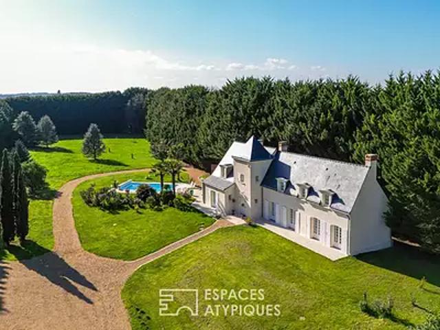 Loire Authion 49250 Achat / Vente maison 8 pièces t8 piscine