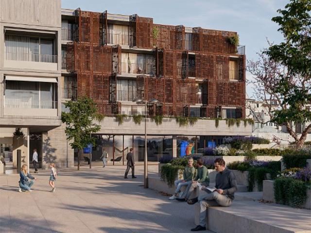 Loja nova com dois pisos e pátio em empreendimento de luxo no centro histórico de Braga