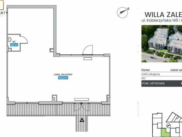 Lokal | 107,53m2 | Miejsce postojowe w garażu
