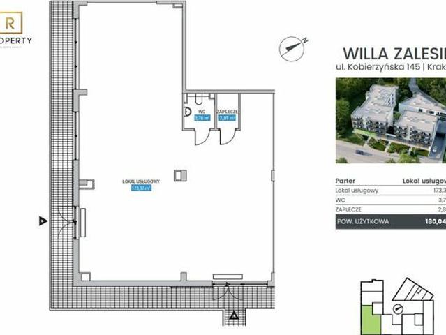 Lokal | 180,04m2 | Miejsce postojowe w garażu