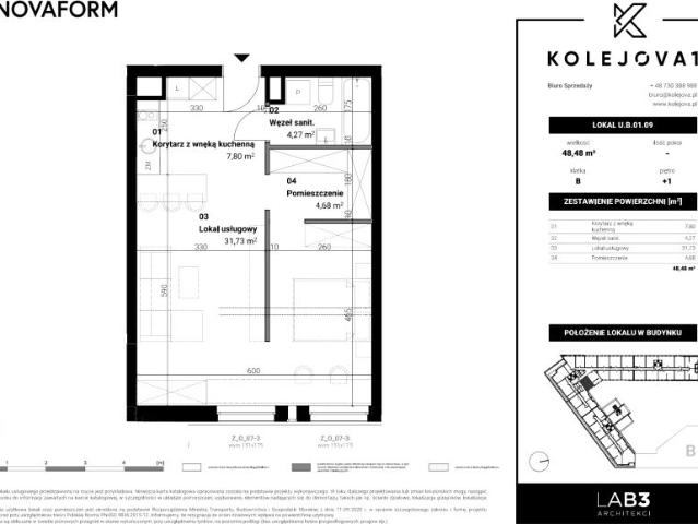 Lokal użytkowy 48,5m²