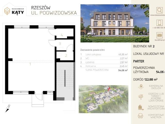 Lokal użytkowy 54,1m²