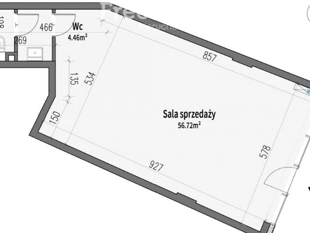 Lokal użytkowy 56,72 m², Białystok
