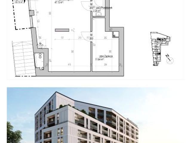 Lokal użytkowy 63,1m²