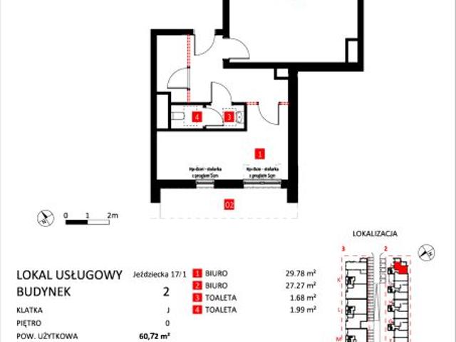 Lokal użytkowy 60,7m²