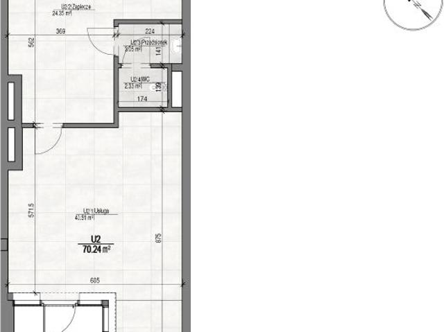 Lokal użytkowy 70,2m²