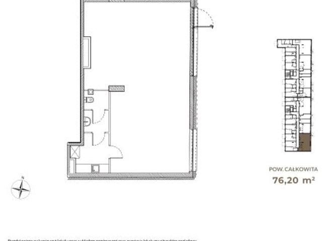 Lokal użytkowy 76,2m²
