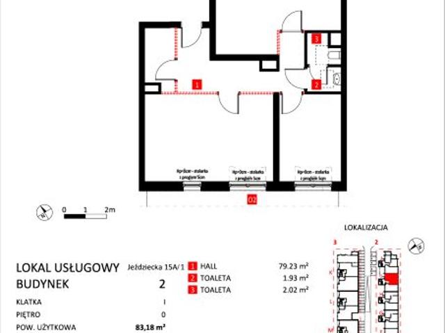 Lokal użytkowy 83,2m²