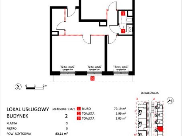 Lokal użytkowy 83,2m²