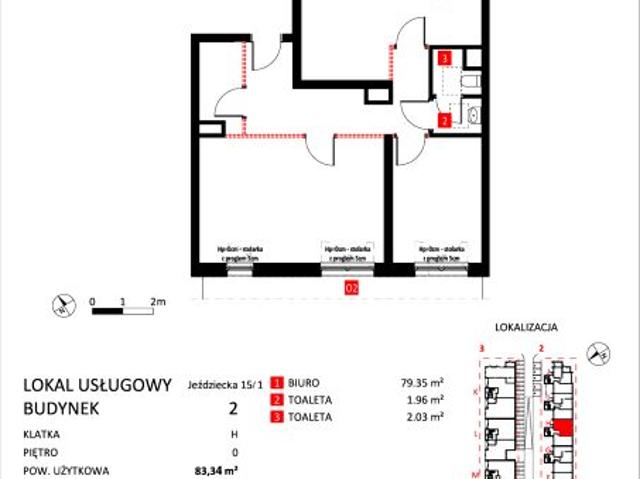 Lokal użytkowy 83,3m²