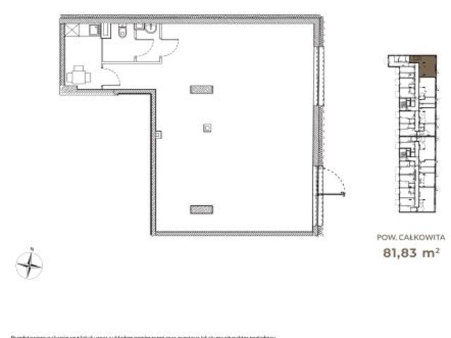 Lokal użytkowy 81,8m²
