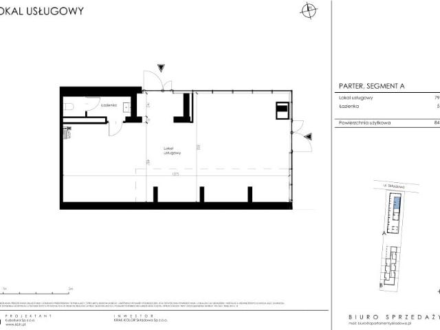 Lokal użytkowy 84,9m²