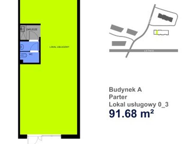 Lokal użytkowy 91,7m²