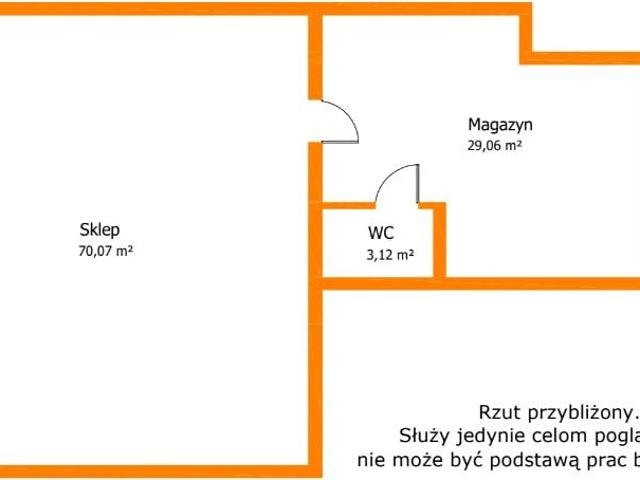 Lokal użytkowy 110,30 m², Niwica