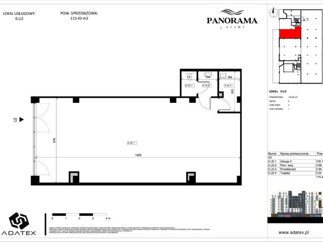Lokal użytkowy 115,4m²