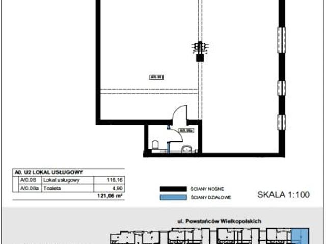 Lokal użytkowy 121m²