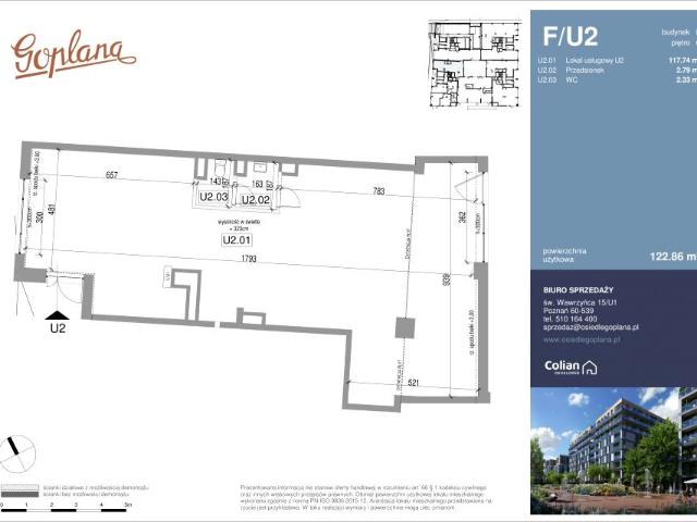 Lokal użytkowy 122,9m²