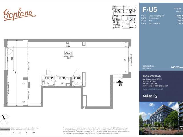 Lokal użytkowy 145,3m²