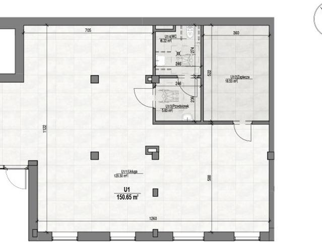 Lokal użytkowy 150,7m²