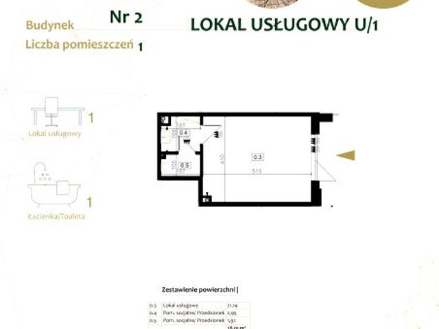 Lokal użytkowy 26m²
