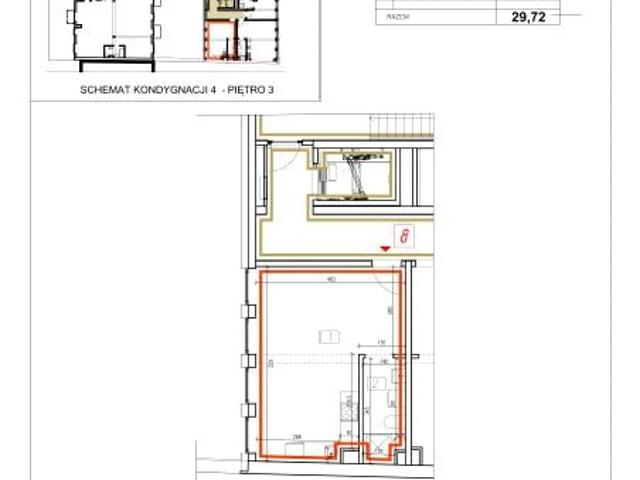 Lokal użytkowy 29,7m²
