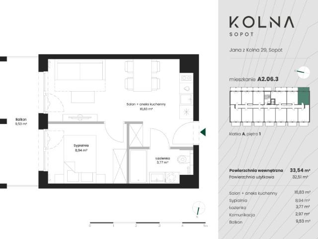 Lokal użytkowy 33,5m²