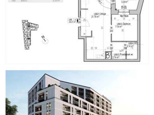 Lokal użytkowy 34,4m²