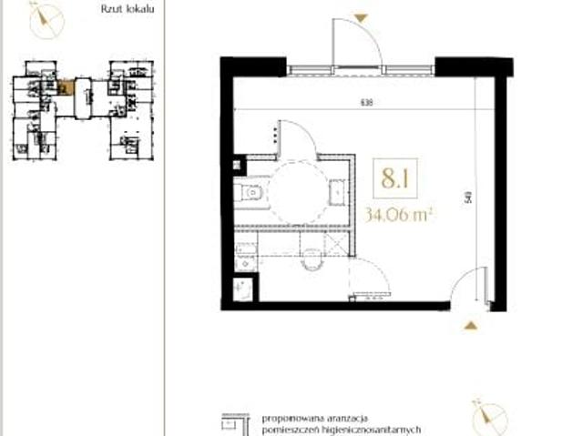 Lokal użytkowy 34,1m²