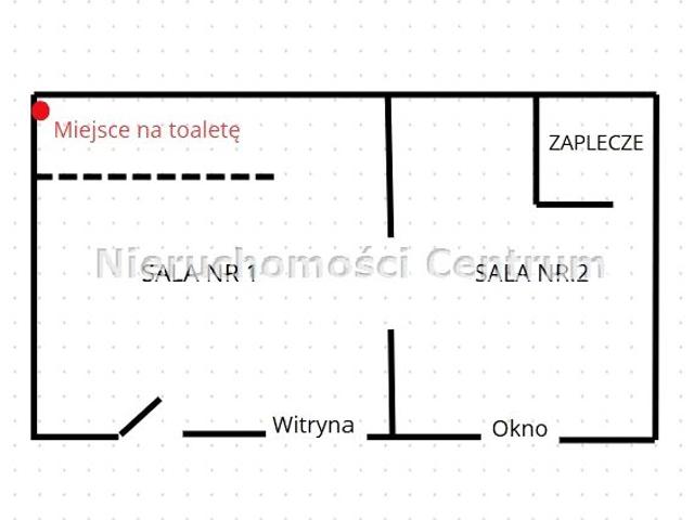 Lokal użytkowy 34,33 m², Wałbrzych