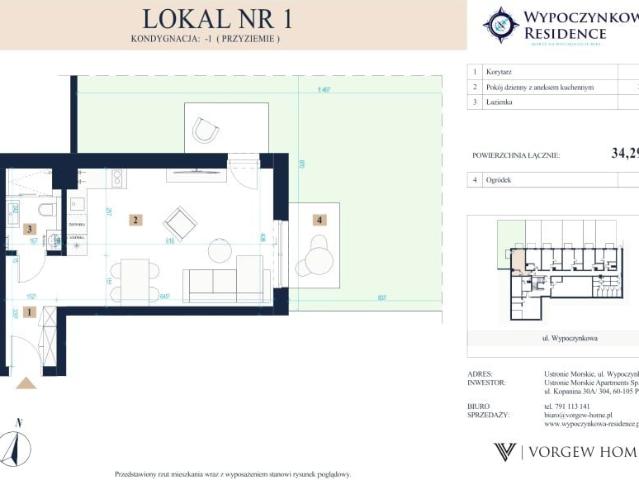 Lokal użytkowy 34,3m²