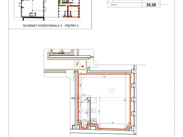 Lokal użytkowy 39,3m²