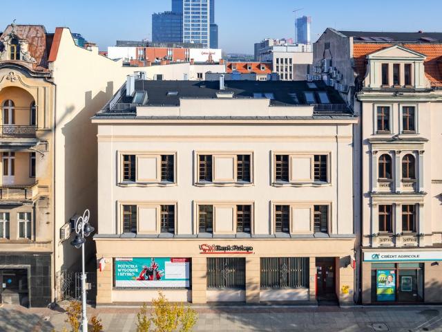 Lokal użytkowy z zabytkowym budynkiem na ul. Warszawskiej