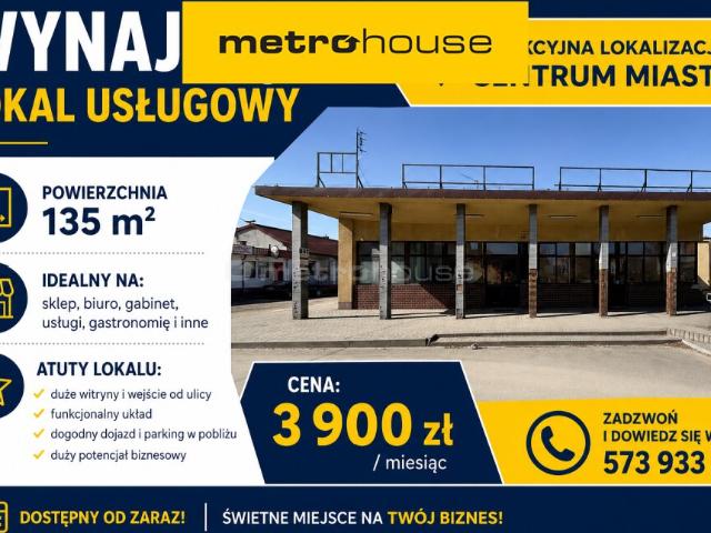 Lokal użytkowy, Krosno, 135.00 m², wynajmę lokal użytkowy