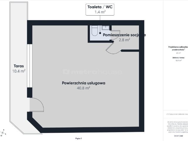 Lokal usługowy 45m2 w sercu Bolesławca z klimatyzacją