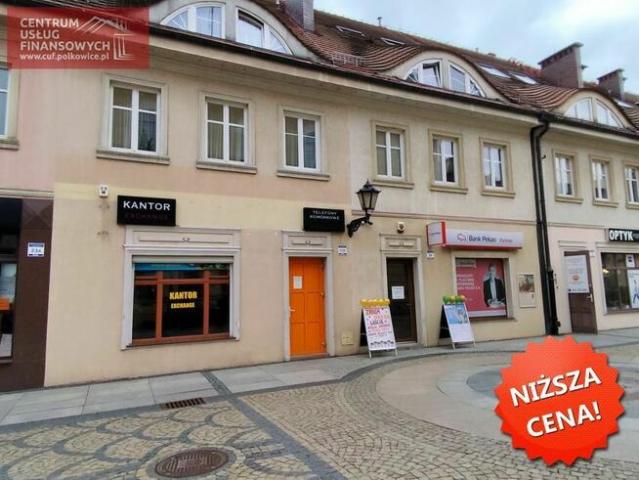 Lokal usługowy 68 m² w Rynku w Polkowicach + duża piwnica
