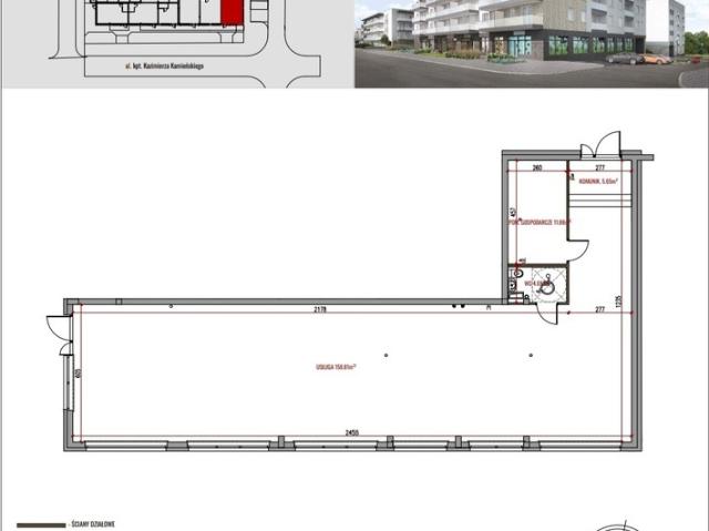 Lokal wynajmę, BIAŁYSTOK, WYSOKI STOCZEK, Hugo Kołłątaja, 180 m2, cena: 9 562 zł