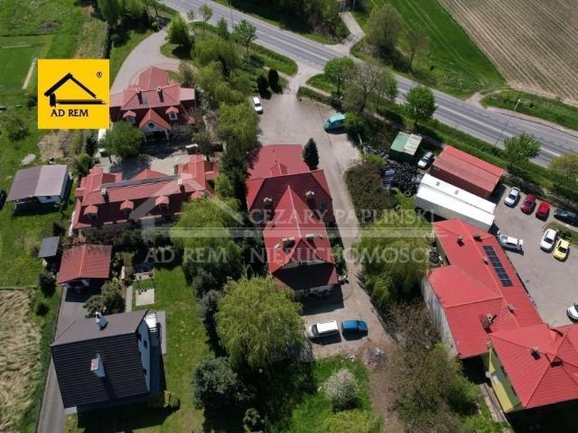 Lokal gastronomiczno hotelowy z salą 200 os. i 7 pokojami