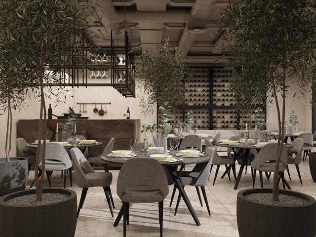 Lokal gastronomiczny 105 m² w centrum Mokotowa, biurowiec