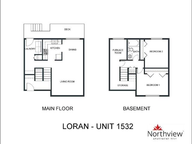 Loran Townhomes 2 Bedroom Apartment for Rent at 1588 Loran Dr, Dawson Creek, BC V1G None