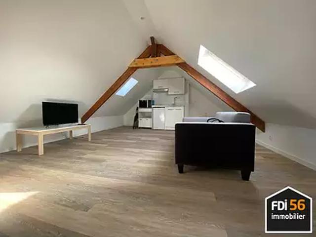 Lorient 56100 Location appartement 1 pièce t1 au dernier étage