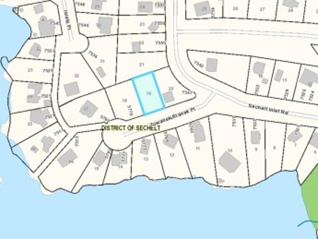 Lot 19 Tuwanek Place, Sechelt, BC, V7Z 0P4 vacant land for sale | Listing ID R3124 | Royal LePage
