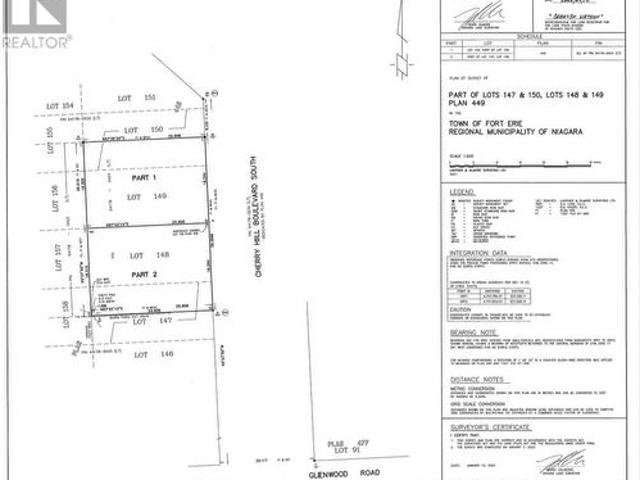 Lot 1 313 Cherryhill Boulevard S, Fort Erie, ON, L0S 1B0 vacant land for sale | Listing ID X12942 | Royal LePage
