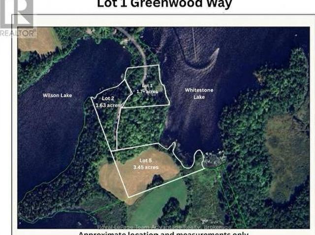 Lot 1 Greenwood Way, Whitestone Hagerman, ON, P0A 1G0 vacant land for sale | Listing ID X13122 | Royal LePage