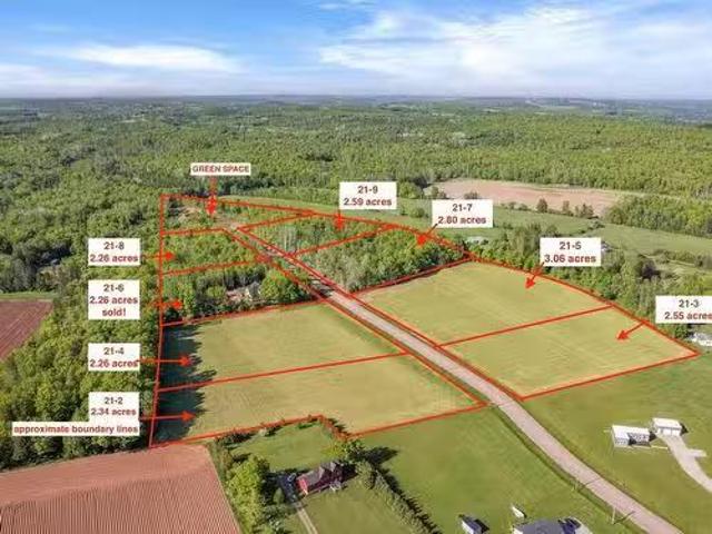 Lot 21 3 Skyview Lane, Argyle Shore, PE, C0A 1C0 vacant land.