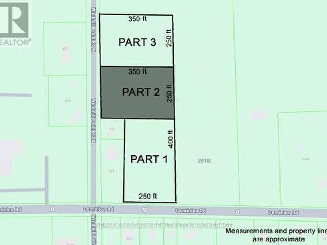 Lot 2 2518 Dominion Road, Fort Erie Ridgeway, ON, L0S 1N0 vacant land for sale | Listing ID X13686 | Royal LePage