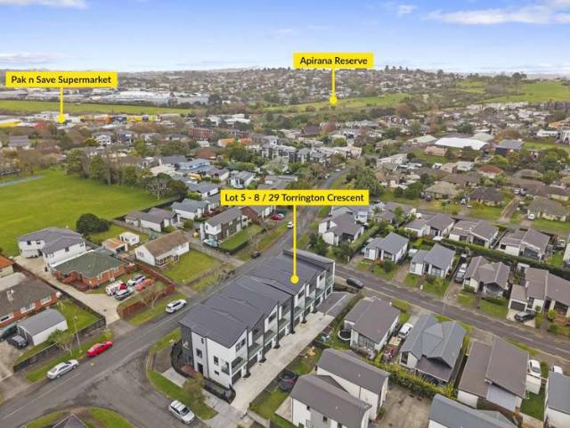 Lot 5 8/29 Torrington Crescent, Glen Innes, Auckland City