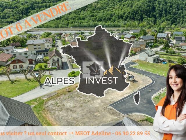 LOT 6 TERRAIN CONSTRUCTIBLE VIABILISE, LIBRE DE CONSTRUCTEUR ET PLAT DE 376 M2