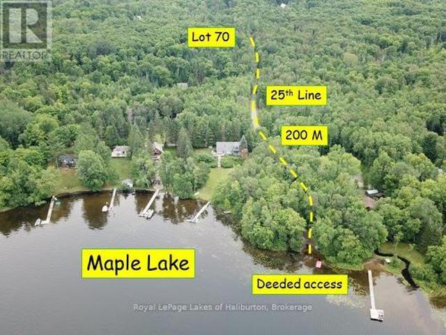 Lot 70 25Th Line, Algonquin Highlands Stanhope, ON, K0M 1J1 vacant land for sale | Listing ID X12221 | Royal LePage